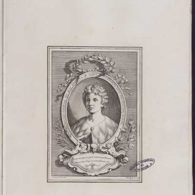 Ludovico Mattioli, ritratto di Laura Bassi su un disegno di Domenico Fratta, 1732