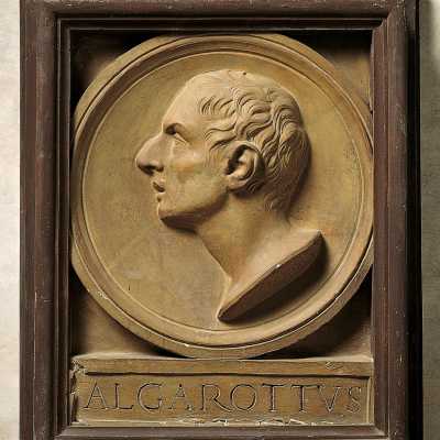 Anonimo, medaglione raffigurante Francesco Algarotti, XVIII secolo