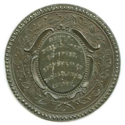 Gaetano Pignoni, medaglia dedicata a Jacopo Bartolomeo Beccari, rovescio, 1766