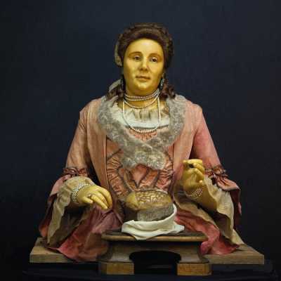 Anna Morandi Manzolini, autoritratto, 1750-1760